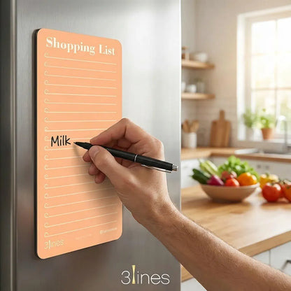 Grocery Shopping List Fridge Magnet