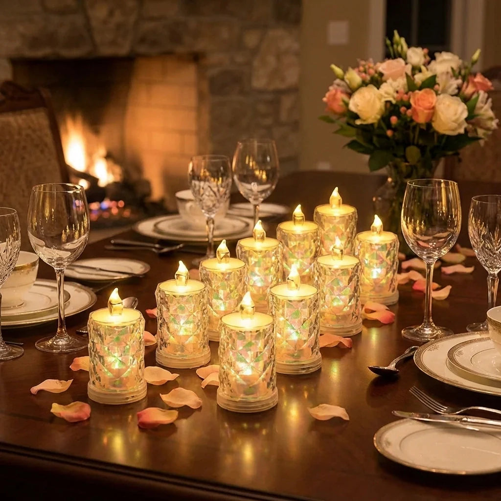 Flickering LED Tealight Candles