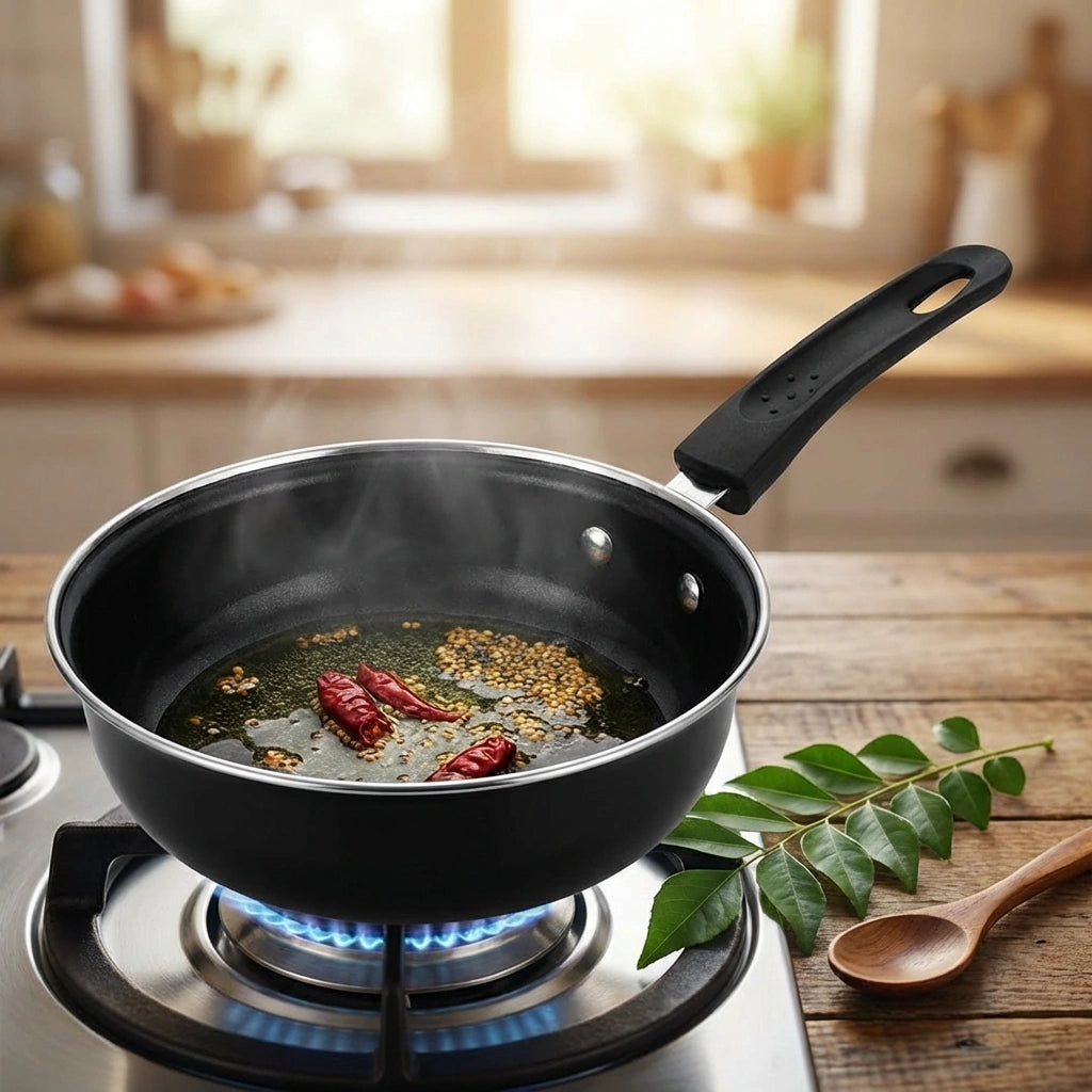 Uncoated Thick Iron Pan