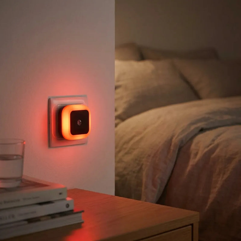 Smart Plug-In LED Night Lamp with Light Sensor