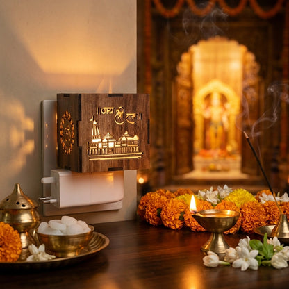 3-in-1 Ayodhya Ram Mandir Aroma Burner & Night lamp