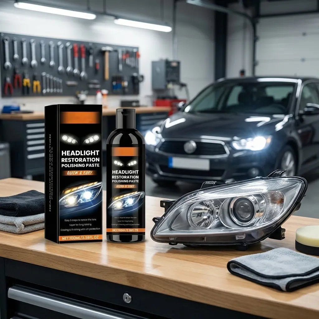 Headlight Polishing Paste – 2 Pack
