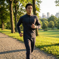 Unisex Work Out Solid Track Suit