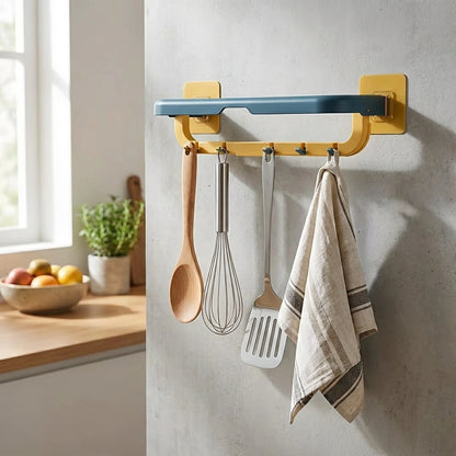 Wall Mounted Towel Holder with Hook