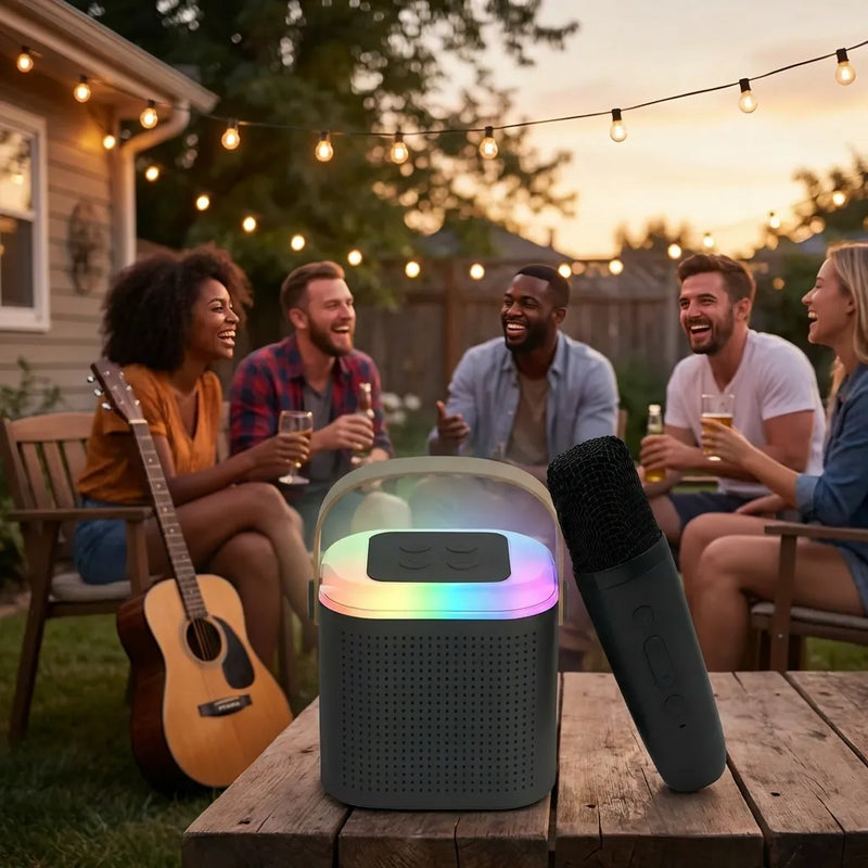 Mini Portable Bluetooth Karaoke Speaker