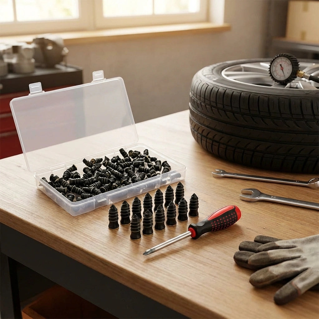 Motorcycle Car Fast Tool Self-Service Tire Repair Nail (Pack of 10)