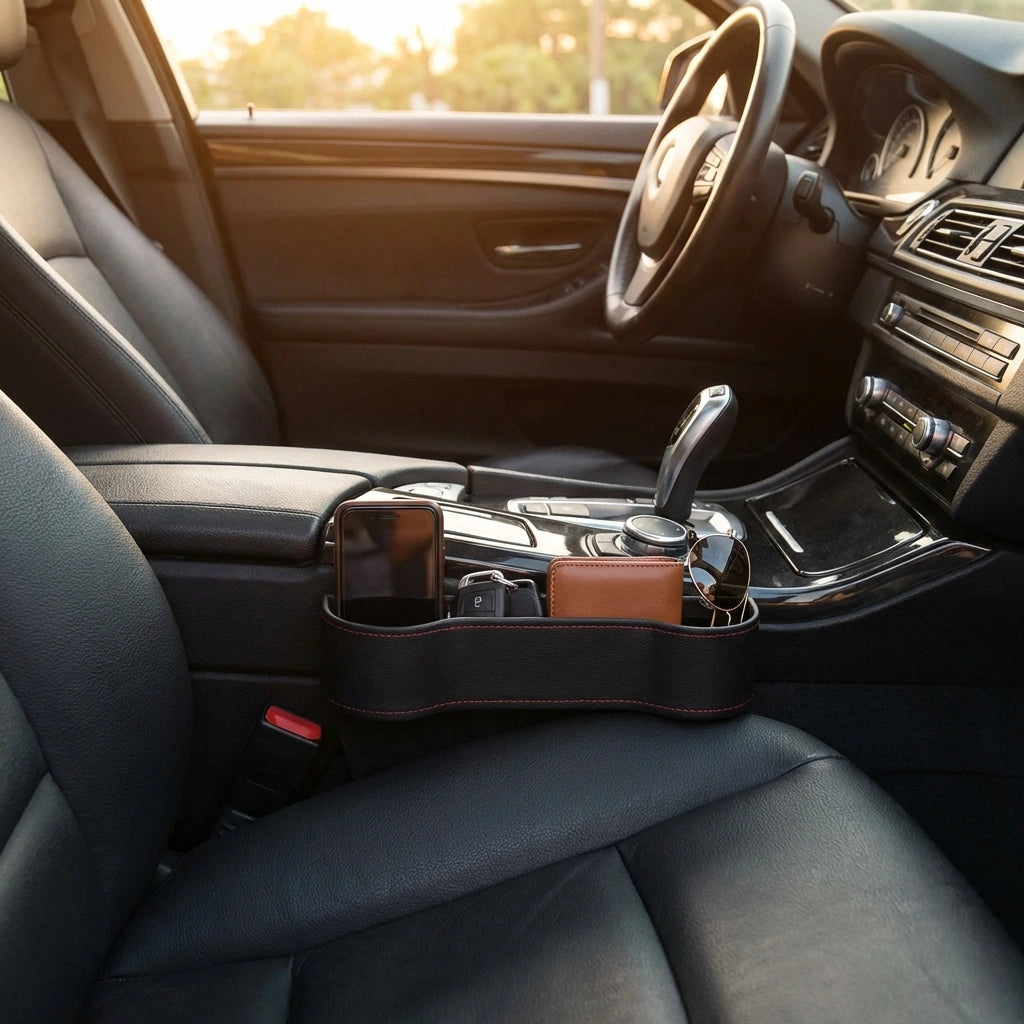 Car Console Side Organizer with Assorted Colour