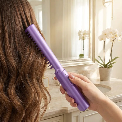 Meneflix Portable Mini Hair Straightener Comb