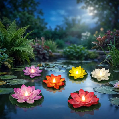 Floating Lotus LED Candles