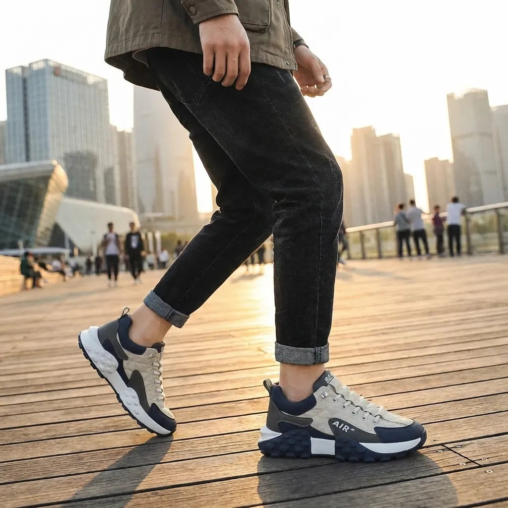 Men's Casual Shoes Thick Base Sneakers