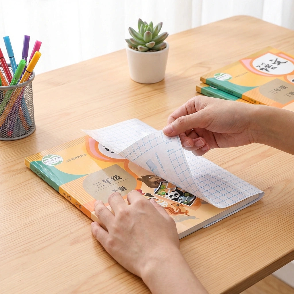 3 Different Size Transparent Sticker Books Cover