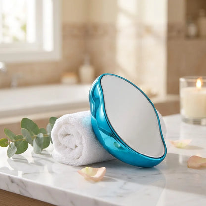 Crystal Hair Eraser for Women and Men, Magic Crystal Hair Remover Painless Exfoliation Hair Removal Tool for Arms Legs Back, Washable Crystal Epilator Without Shaving for Smooth Skin Gifts (random Colour)