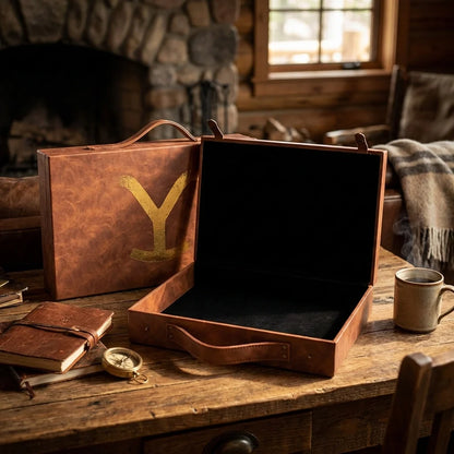 Leather Medium Carrying Case