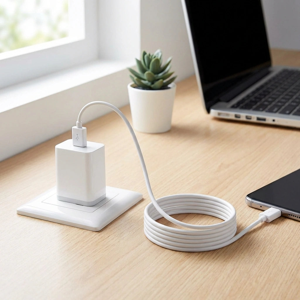 Charger Adaptor With Data Cable For Android