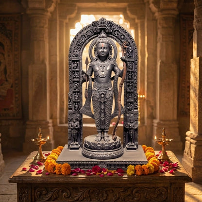 Ram Lalla MDF Cutout of Ram Lalla Statue in Ayodhya Mandir (2D)
