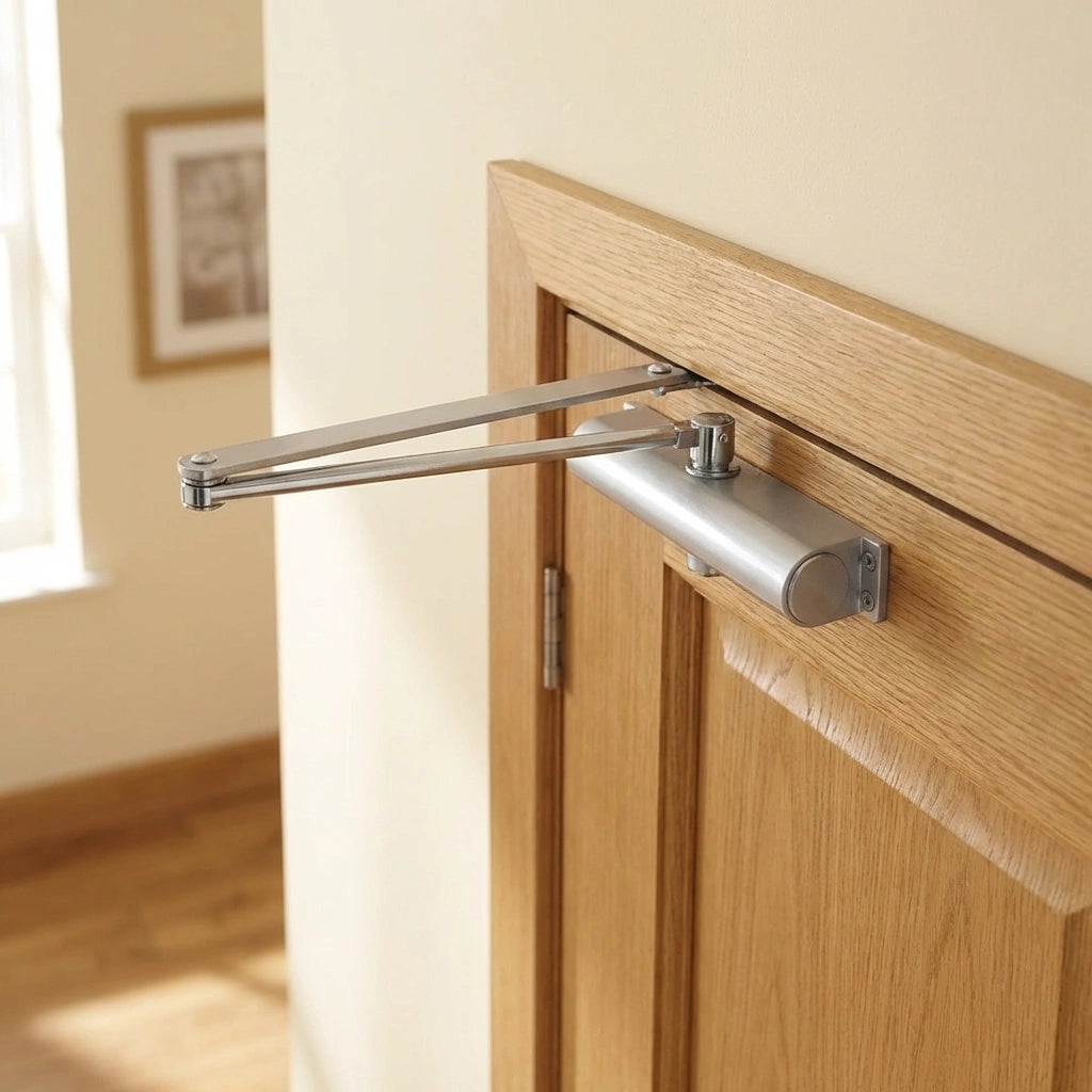 Automatic Door Closer Hinged Lock