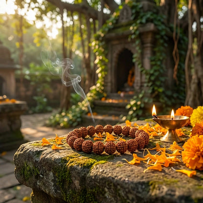 7 Mukhi Rudraksha Spiritual Bracelet