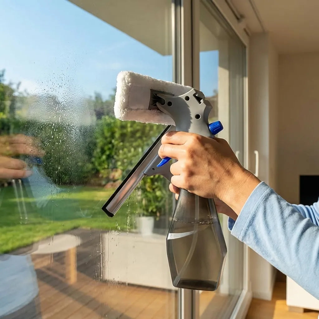 3-in-1 Spray Glass Cleaner Brush