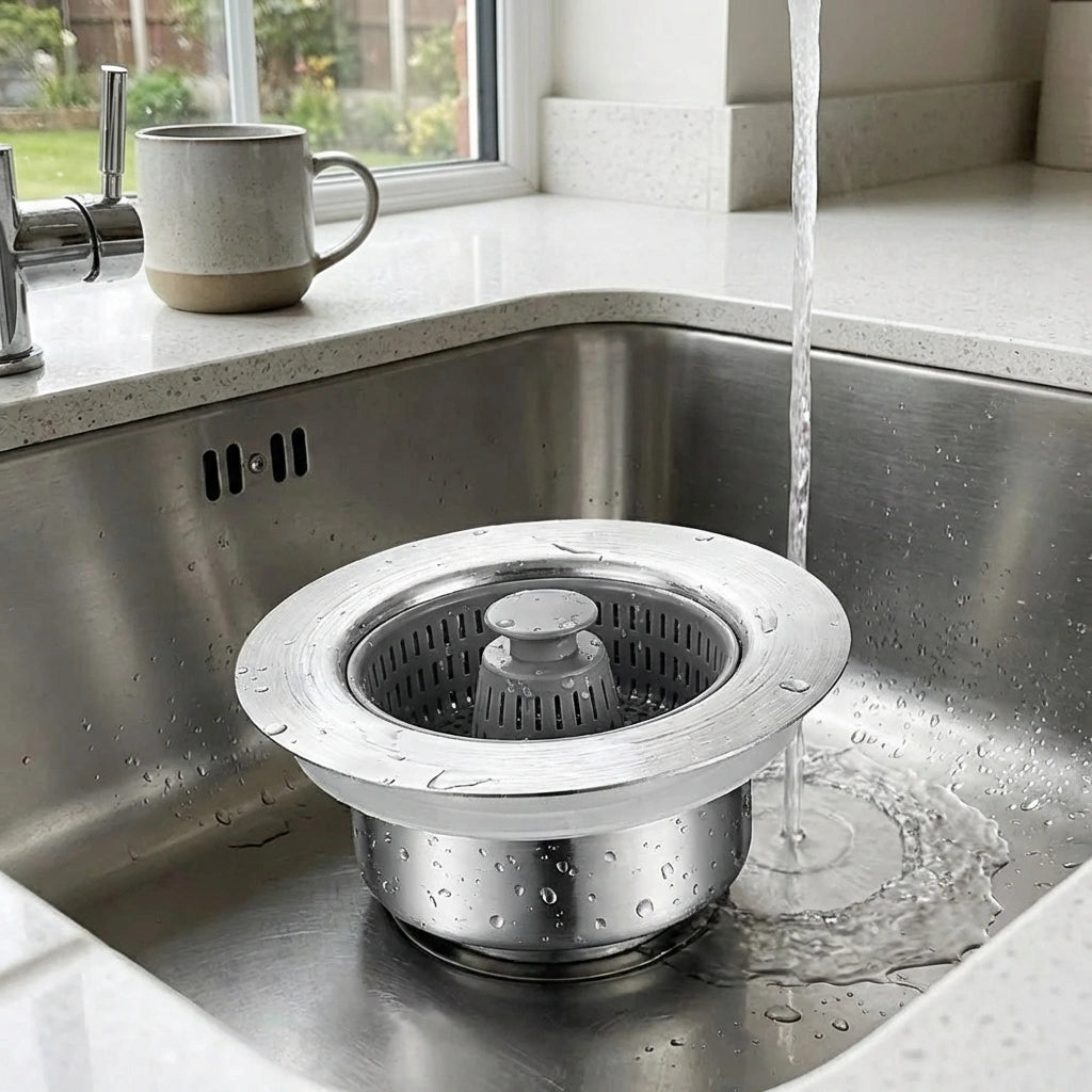 Clog-Proof Sink Strainer