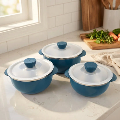 Nestable Microwave Reheating Bowls