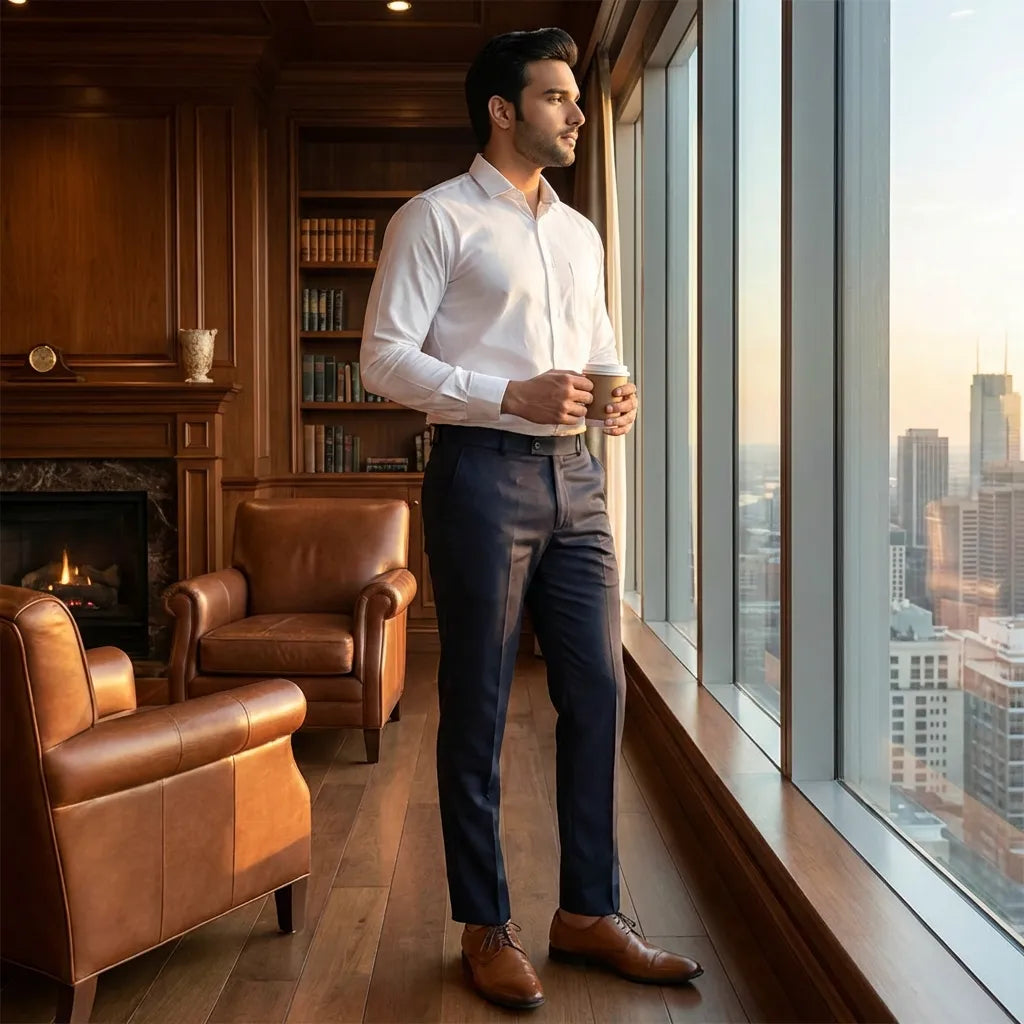 Smart Stretch Formal Trousers