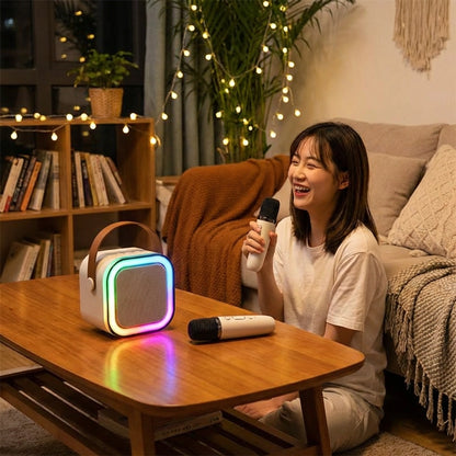 Bluetooth Speaker with Karaoke Mic
