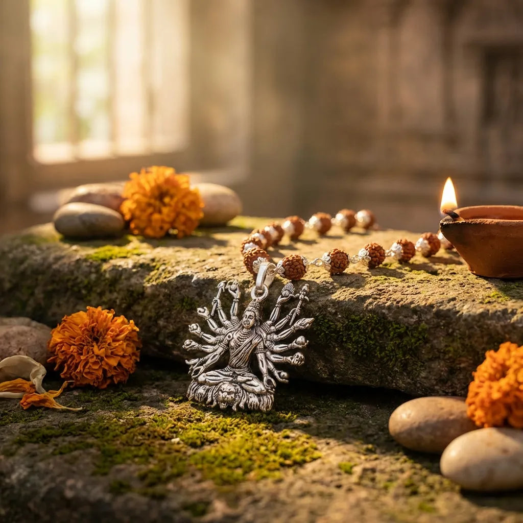 Men’s Shiva Silver Pendant