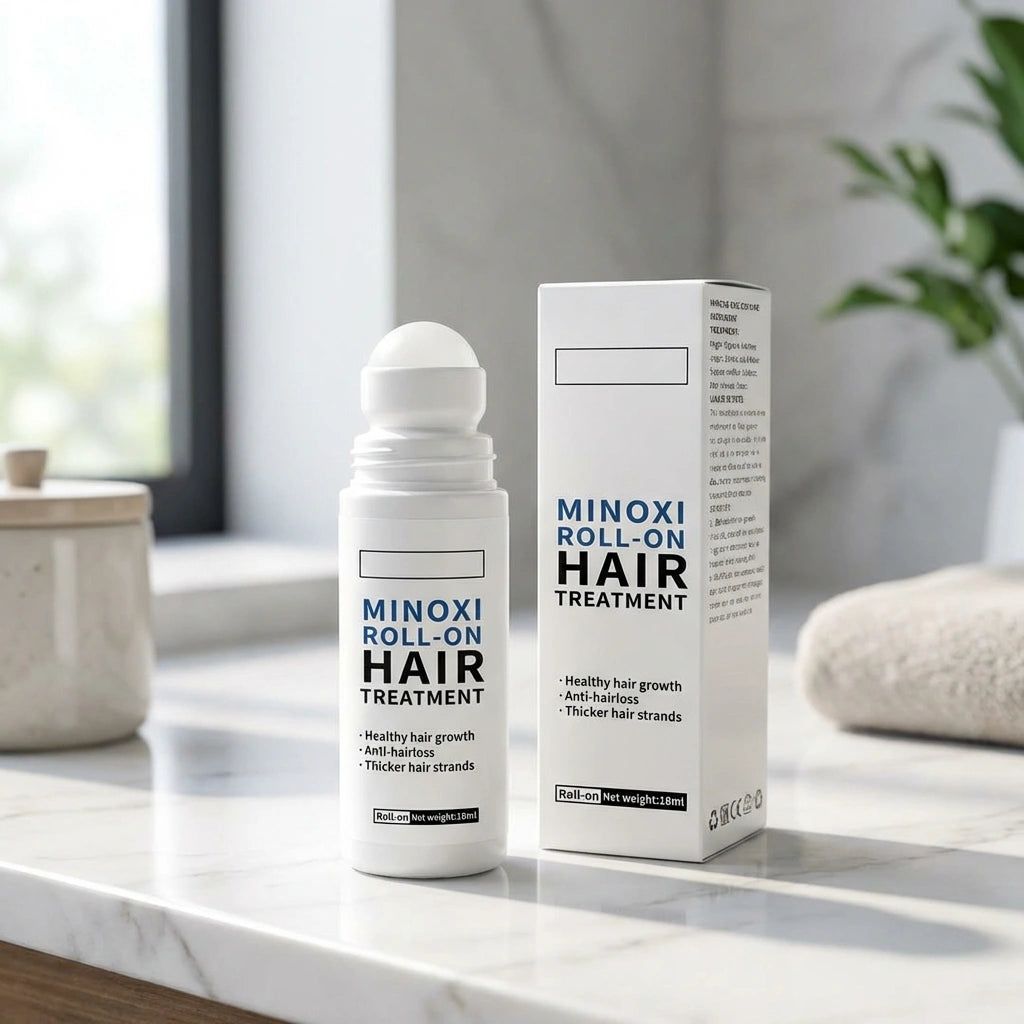 Minoxi Roll-On Hair Treatment Hair Growth Serum For Women & Men