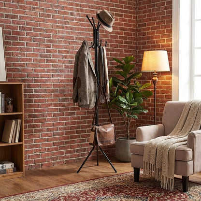 6 Hook Coat Hanger Clothes Stand Hanging