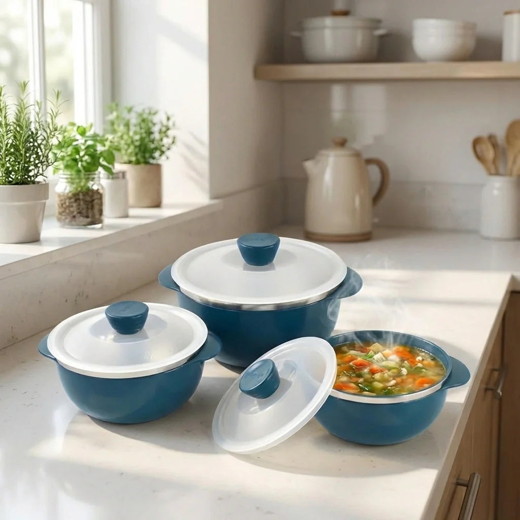 Nestable Microwave Reheating Bowls