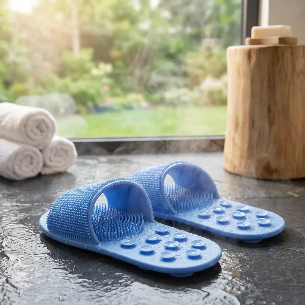 Shower Foot Scrub Slippers