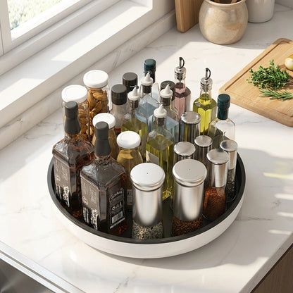 Round Countertop Storage for Bottles & Jars