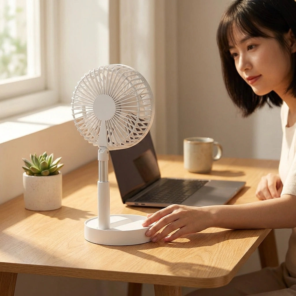 Powerful Rechargeable High Speed Table Desk Fan