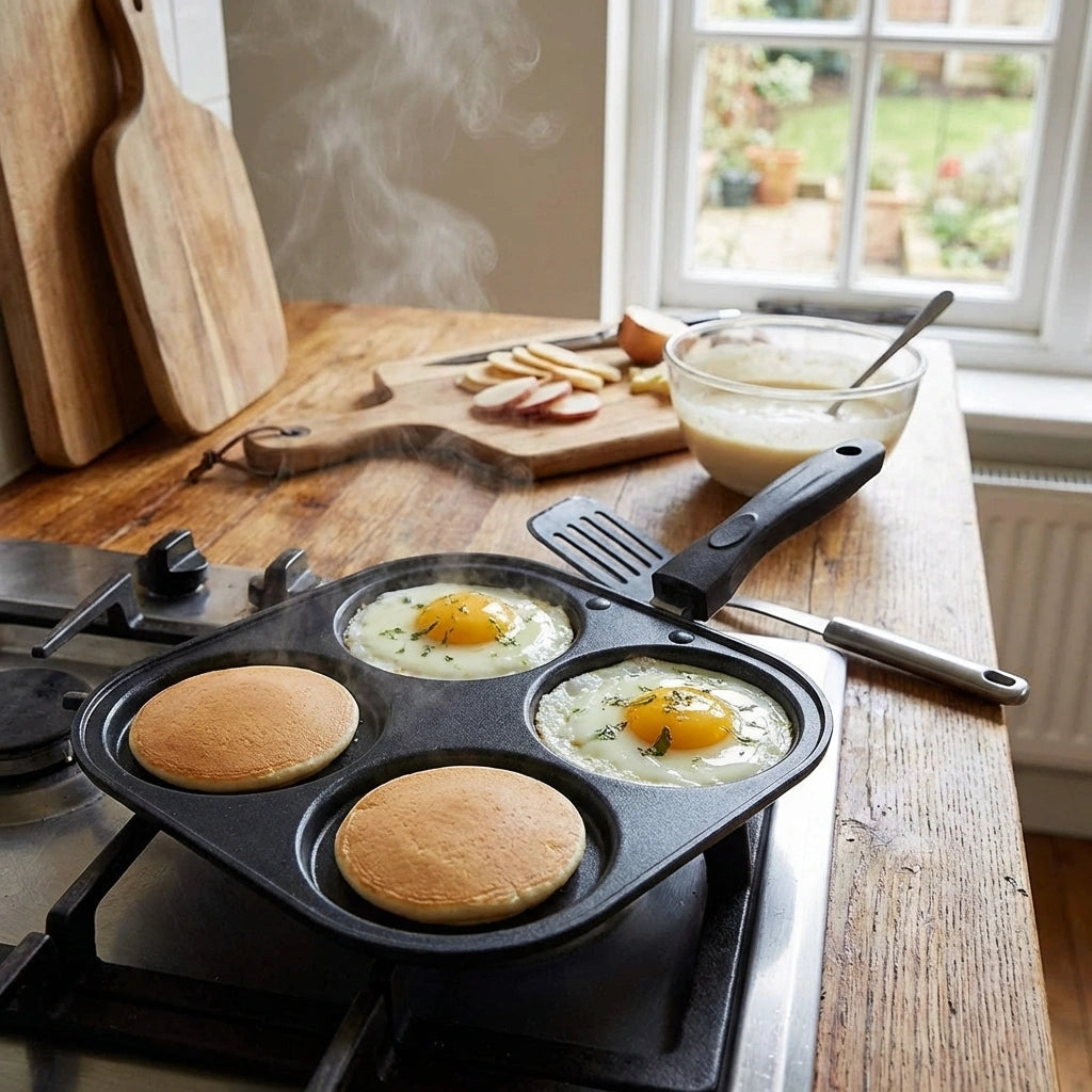 4 Hole Non-Stick Pan