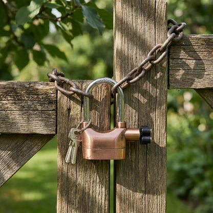 Security Padlock with Alarm