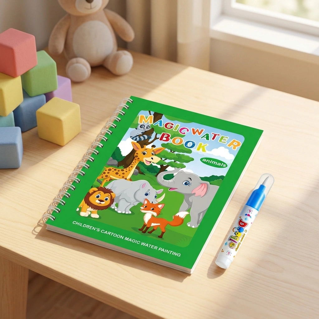 Reusable Magic Water Painting Book