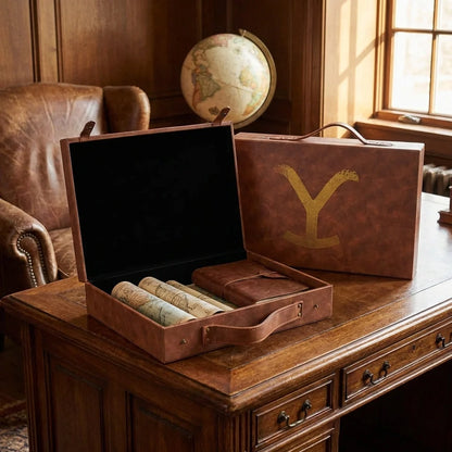 Leather Medium Carrying Case