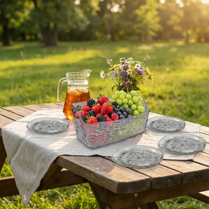 Plastic Household Plates Dinner Plates