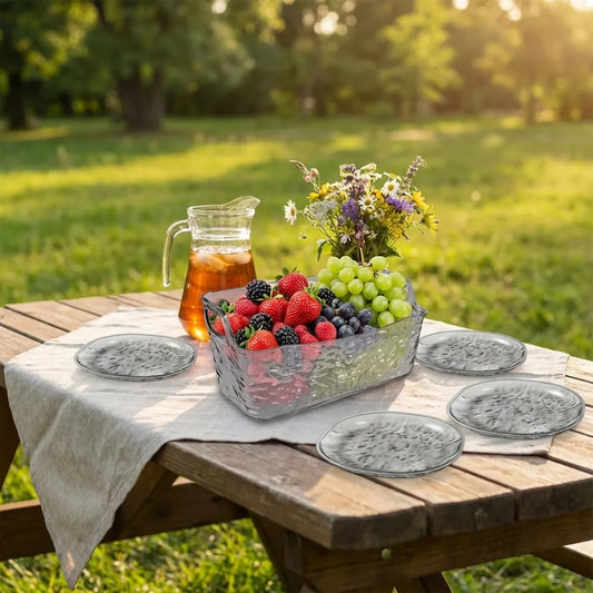 Plastic Household Plates Dinner Plates