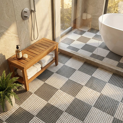 Non-Slip Bath Mat Tiles