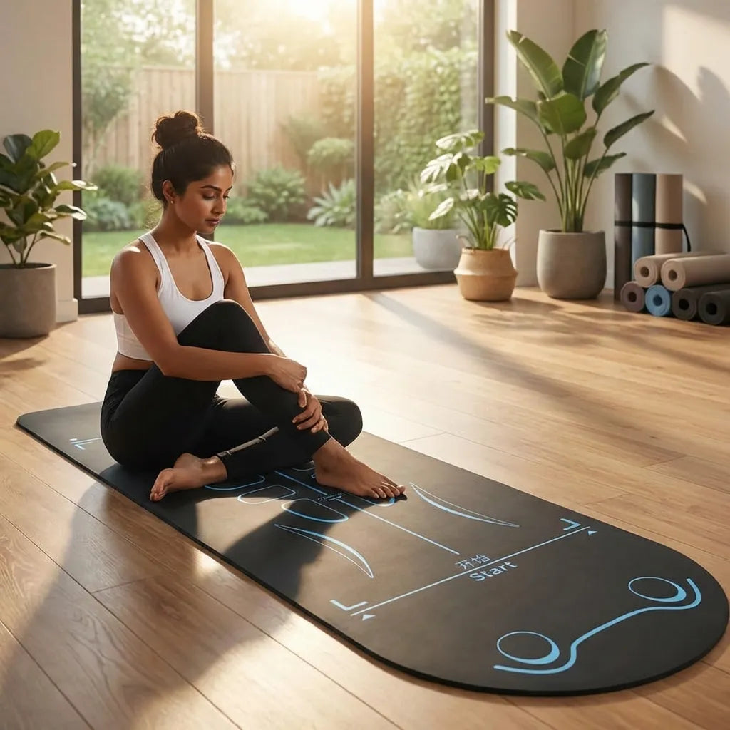 Non-Slip Alignment Yoga Mat