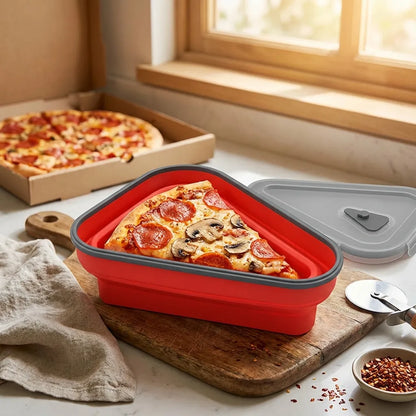 Collapsible Pizza Slice Container