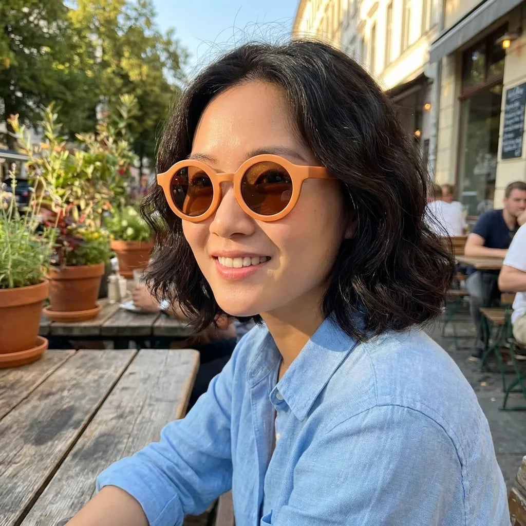 Haute Sauce Women Brown Lens Brown Round Sunglasses (Pack of 2)