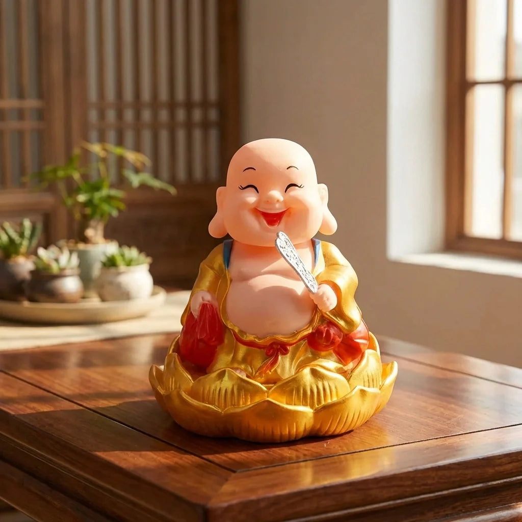 Solar Moving Buddha Ornament