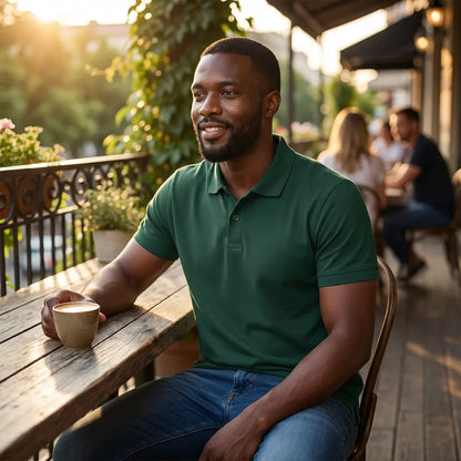 Bottle Green Polo Tee