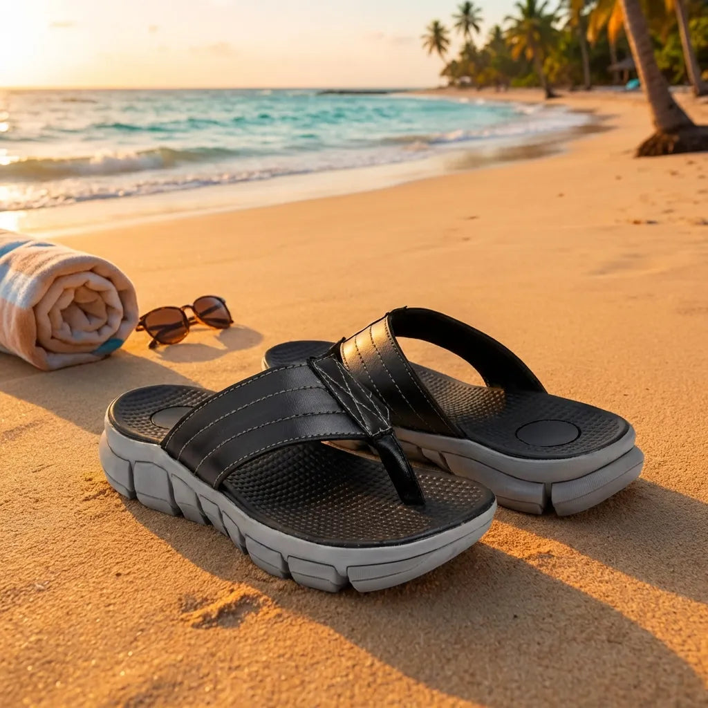 Leather Men's Everyday Slippers