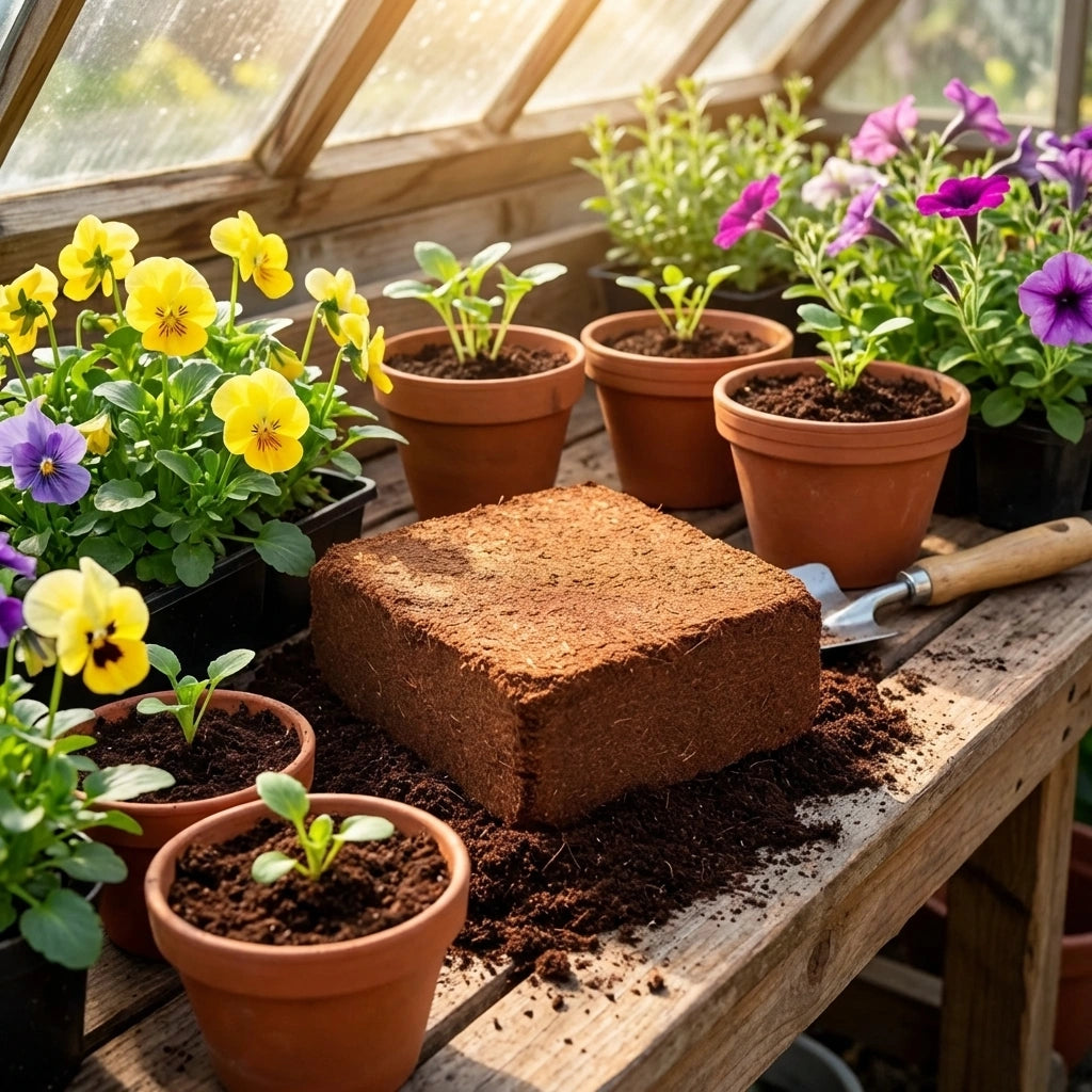 Organic Coconut Coir Bricks