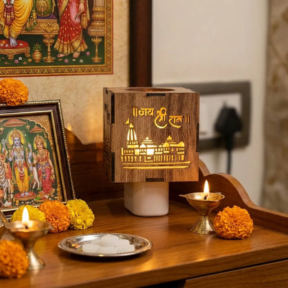 3-in-1 Ayodhya Ram Mandir Aroma Burner & Night lamp