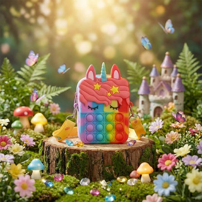 Pop It Unicorn Bag for Girls
