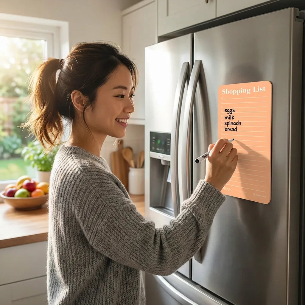 Magnetic Grocery List Board